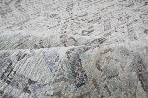 Jaipur Light Blue Hand Knotted 811 X 123 Area Rug 905-147987 Image 7