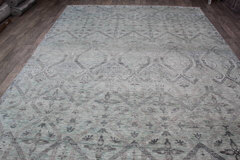 Jaipur Light Blue Hand Knotted 811 X 123 Area Rug 905-147987 Image 8