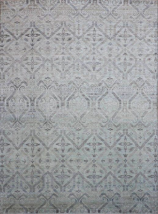 Jaipur Light Blue Hand Knotted 811 X 123 Area Rug 905-147987 Image 0