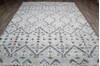 Jaipur Light Blue Hand Knotted 80 X 101  Area Rug 905-147988 Thumb 1