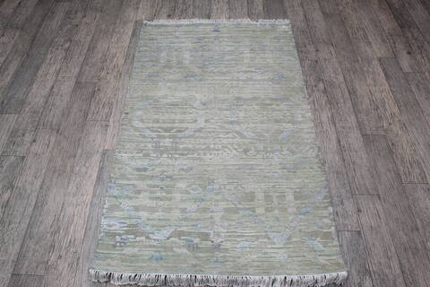 Jaipur Grey Hand Knotted 30 X 50 Area Rug 905-147992 Image 5