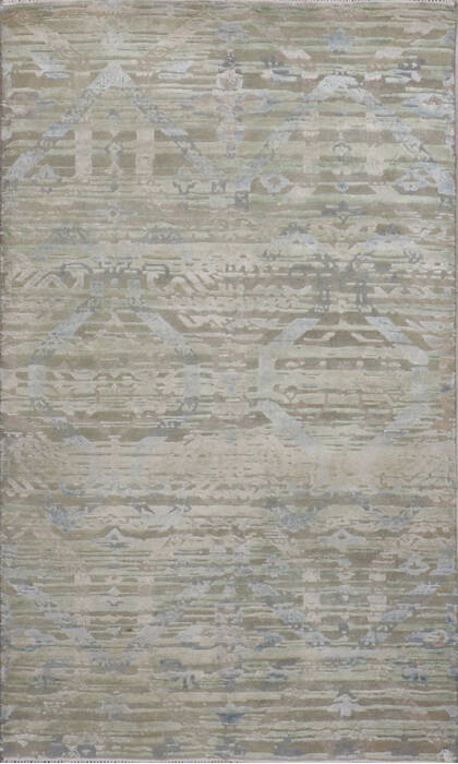 Jaipur Grey Hand Knotted 30 X 50 Area Rug 905-147992 Image 0