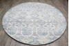 Jaipur Grey Round Hand Knotted 80 X 80  Area Rug 905-147993 Thumb 1
