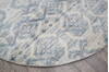 Jaipur Grey Round Hand Knotted 80 X 80  Area Rug 905-147993 Thumb 2