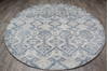 Jaipur Grey Round Hand Knotted 80 X 80  Area Rug 905-147993 Thumb 4