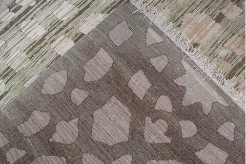Jaipur Brown Hand Knotted 80 X 102 Area Rug 905-147997 Image 8