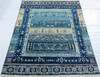 Chobi Blue Hand Knotted 41 X 511  Area Rug 700-147999 Thumb 1