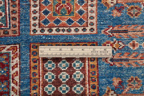 Chobi Blue Runner Hand Knotted 26 X 84 Area Rug 700-148000 Image 6