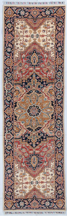 Chobi Red Runner Hand Knotted 25 X 81 Area Rug 700-148001 Image 0