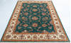 Chobi Green Hand Knotted 56 X 710  Area Rug 700-148005 Thumb 1