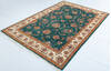 Chobi Green Hand Knotted 56 X 710 Area Rug 700-148005 Thumb 2