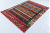 Chobi Blue Hand Knotted 54 X 67  Area Rug 700-148021 Thumb 10