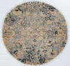 Chobi Beige Round Hand Knotted 61 X 61  Area Rug 700-148040 Thumb 0