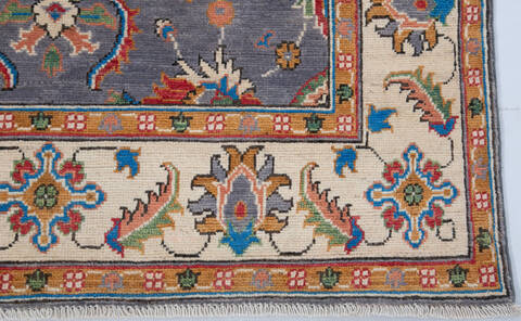 Chobi Grey Hand Knotted 41 X 511 Area Rug 700-148045 Image 3