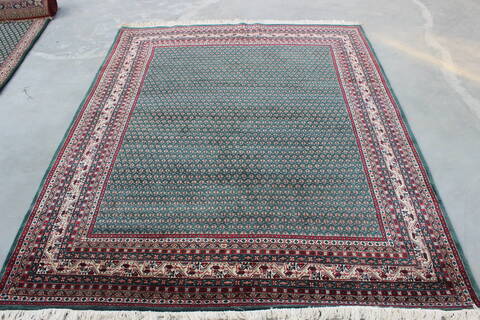 Vintage Green Hand Knotted 59 X 76  Area Rug 902-148047 Image 0
