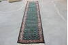 Vintage Green Runner Hand Knotted 23 X 100  Area Rug 902-148050 Thumb 0