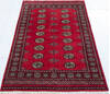 Bokhara Red Hand Knotted 41 X 60  Area Rug 700-148063 Thumb 1