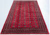 Bokhara Red Hand Knotted 68 X 101  Area Rug 700-148067 Thumb 1