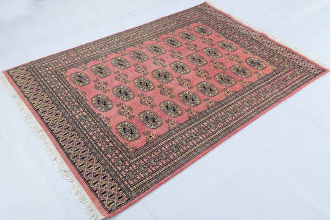 Bokhara Red Hand Knotted 41 X 511 Area Rug 700-148068 Image 2