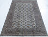 Bokhara Grey Hand Knotted 62 X 90 Area Rug 700-148069 Thumb 1
