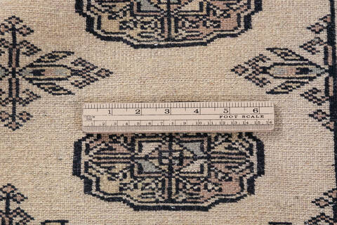 Bokhara Beige Hand Knotted 48 X 65 Area Rug 700-148071 Image 6