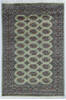 Bokhara Green Hand Knotted 41 X 60  Area Rug 700-148073 Thumb 0