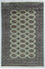 Bokhara Green Hand Knotted 41 X 60 Area Rug 700-148073 Thumb 0