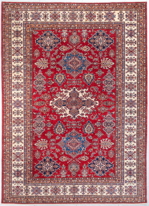 Kazak Red Hand Knotted 91 X 123 Area Rug 700-148083 Image 0