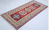 Kazak Red Runner Hand Knotted 28 X 62  Area Rug 700-148089 Thumb 2