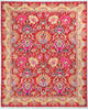 Chobi Orange Hand Knotted 82 X 101 Area Rug 700-148099 Thumb 0