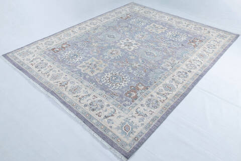 Chobi Light Gray Hand Knotted 710 X 99 Area Rug 700-148100 Image 2