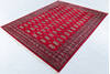 Bokhara Red Hand Knotted 82 X 101  Area Rug 700-148102 Thumb 2