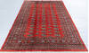 Bokhara Orange Hand Knotted 60 X 90  Area Rug 700-148103 Thumb 1