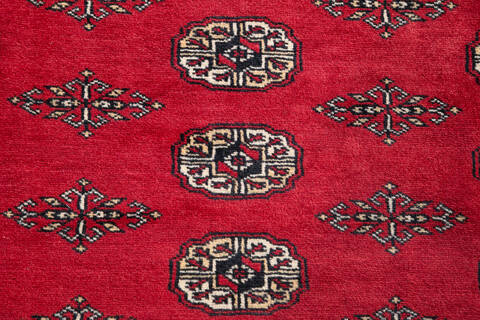 Bokhara Red Hand Knotted 510 X 80 Area Rug 700-148105 Image 3