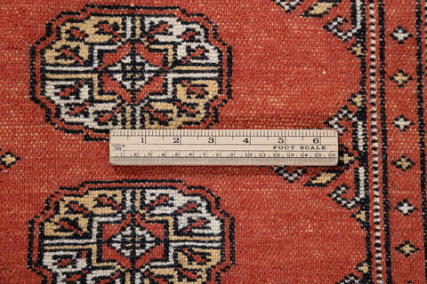 Bokhara Orange Hand Knotted 66 X 910 Area Rug 700-148107 Image 6