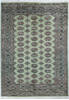Bokhara Green Hand Knotted 49 X 68 Area Rug 700-148108 Thumb 0