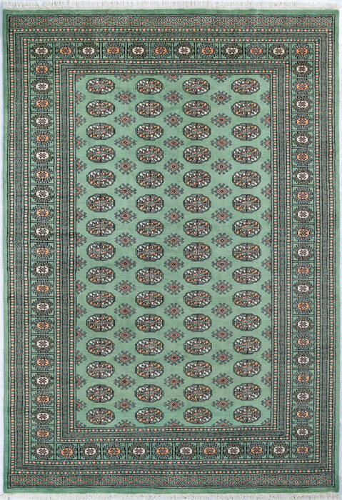 Bokhara Green Hand Knotted 62 X 811 Area Rug 700-148110 Image 0