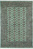 Bokhara Green Hand Knotted 62 X 811 Area Rug 700-148110 Thumb 0