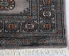 Bokhara Grey Runner Hand Knotted 27 X 98  Area Rug 700-148112 Thumb 3