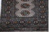 Bokhara Grey Runner Hand Knotted 27 X 98  Area Rug 700-148112 Thumb 4