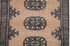 Bokhara Beige Runner Hand Knotted 27 X 140  Area Rug 700-148113 Thumb 4