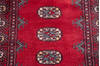 Bokhara Red Runner Hand Knotted 27 X 120  Area Rug 700-148114 Thumb 3