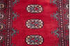 Bokhara Red Runner Hand Knotted 27 X 120 Area Rug 700-148114 Thumb 3