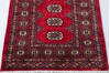 Bokhara Red Runner Hand Knotted 27 X 1310  Area Rug 700-148116 Thumb 3