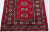 Bokhara Red Runner Hand Knotted 27 X 1310 Area Rug 700-148116 Thumb 3