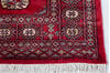 Bokhara Red Runner Hand Knotted 27 X 1111 Area Rug 700-148117 Thumb 3