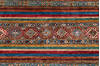 Chobi Multicolor Hand Knotted 510 X 78  Area Rug 700-148123 Thumb 3