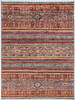 Chobi Multicolor Hand Knotted 510 X 78  Area Rug 700-148123 Thumb 0