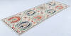 Chobi White Runner Hand Knotted 28 X 710 Area Rug 700-148125 Thumb 2