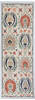 Chobi White Runner Hand Knotted 28 X 710  Area Rug 700-148125 Thumb 0